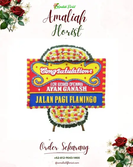 Sewa Papan Bunga Burno